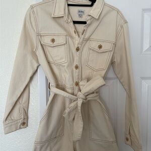 Never worn (without tags) Rhythm Cream Romper - Medium